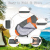 Zusentee Schlafsack 3-4 Jahreszeite für Outdoor Camping Warme Einzelne Erwachsene Wasserdicht Leichter Ultraleicht Schlafsack