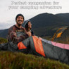 Zusentee Schlafsack 3-4 Jahreszeite für Outdoor Camping Warme Einzelne Erwachsene Wasserdicht Leichter Ultraleicht Schlafsack