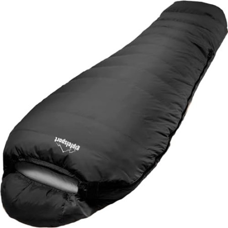 Gipfelsport Ultraleicht Schlafsack 3 Jahreszeiten [-10°C, 0°C] Ultralight Sleeping Bag [1300g] Ultraleichter Mumienschlafsack