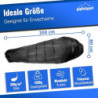 Gipfelsport Ultraleicht Schlafsack 3 Jahreszeiten [-10°C, 0°C] Ultralight Sleeping Bag [1300g] Ultraleichter Mumienschlafsack