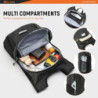 SKYSPER Faltbarer Rucksack 10L Klein Ultraleicht Tagesrucksäcke Wanderrucksack Reisenrucksack Trekkingrucksack Daypack für Wa