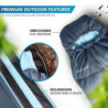 NORDMUT® Schlafsack Outdoor 4-Jahreszeiten [300 GSM] -4°C bis 6°C Schlafsack Kleines Packmaß - Sleeping Bag Camping, Trekking