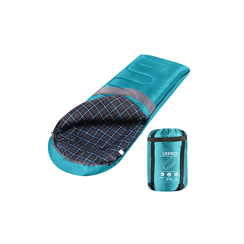 URPRO 3 Jahreszeiten Schlafsack Bedeckt Winter, Herbst, Frühling, Hergestellt aus 150 G/M㎡X 2.100% Hohlfaser und, Hautfreundl URPRO 3 Jahreszeiten Schlafsack Bedeckt Winter, Herbst, Frühling, Hergestellt aus 150 G/M㎡X 2.100% Hohlfaser und, Hautfreundl