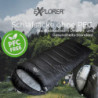 EXPLORER® EF-200 XXL Deckenschlafsack -18°C +3°C [400GSM] Schlafsack Gäste Decke 3-4 Jahreszeiten 220 x 80 cm Winter Erwachse