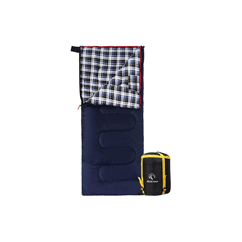 REDCAMP XL Baumwoll Schlafsack warm für Erwachsene,Bequeme Flanell Kompakt deckenschlafsack 3-4 Jahreszeit Kaltes Wetter Outd REDCAMP XL Baumwoll Schlafsack warm für Erwachsene,Bequeme Flanell Kompakt deckenschlafsack 3-4 Jahreszeit Kaltes Wetter Outd