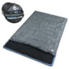 your GEAR 2 Mann Schlafsack Marin -7°C Deckenschlafsack 220x150 cm Doppelschlafsack 3-4 Jahreszeiten Blau Grau