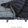 your GEAR 2 Mann Schlafsack Marin -7°C Deckenschlafsack 220x150 cm Doppelschlafsack 3-4 Jahreszeiten Blau Grau