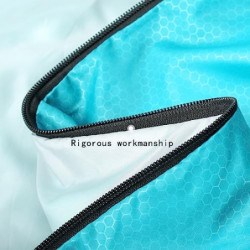 Coolzon Schlafsack Outdoor für Camping 3-4 Jahreszeiten, Erwachsene Deckenschlafsack Kleines Packmaß Ultraleicht Tragetasche,