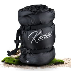 KARIVER Schlafsack 3-4 Jahreszeiten  360GSM / 2kg  wasserabweisend, waschmaschinenfester Deckenschlafsack für Outdoor & Indoo