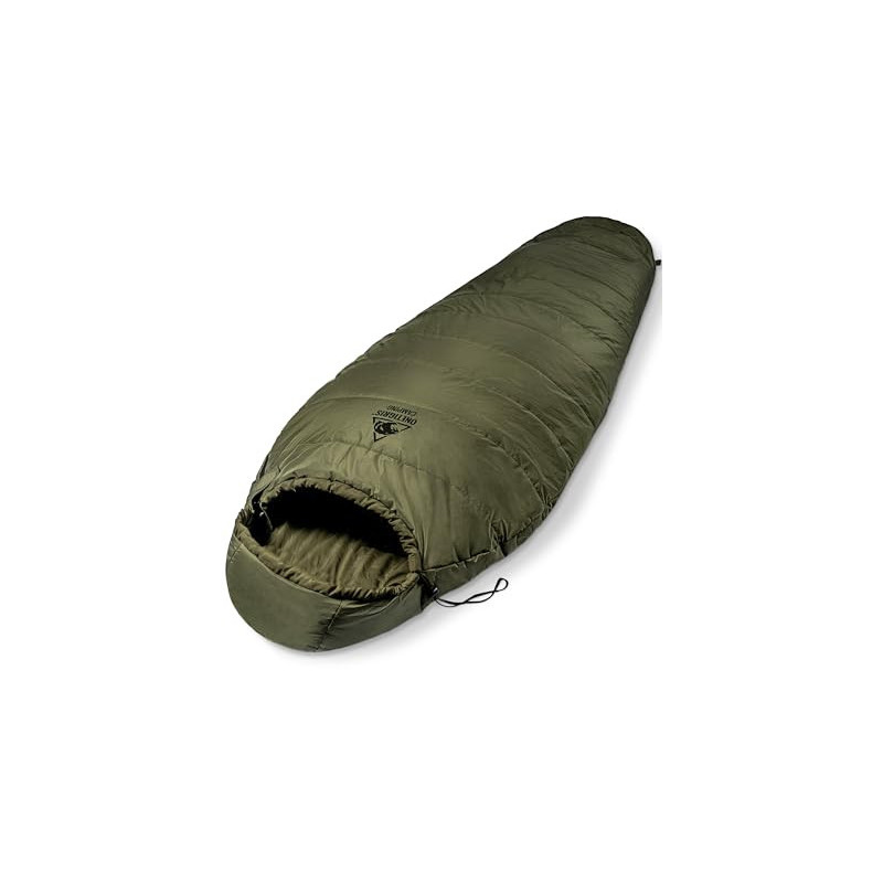 OneTigris Schlafsack Outdoor kleines Packmaß 3 Jahreszeiten 8 °C -15 °C Mumienschlafsack Ultraleicht kompakt für Camping, Rei