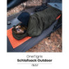 OneTigris Schlafsack Outdoor kleines Packmaß 3 Jahreszeiten 8 °C -15 °C Mumienschlafsack Ultraleicht kompakt für Camping, Rei