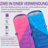 Clostnature Schlafsack Outdoor mit Erwachsene, Leichter Schlafsäcke für Camping, 3-4 Jahreszeiten Deckenschlafsäcke mit Klein