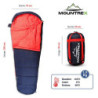 MOUNTREX® Schlafsack - Warm & Leicht  1500g  – 3-4 Jahreszeiten Outdoor Mumienschlafsack  -10°C / 0°C / 10°C  - Camping, Reis