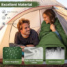 Naturehike Schlafsack für Erwachsene, Leichter Rechteckiger Spleißbarer 3 Jahreszeiten Schlafsack für Drinnen und Draußen  Gr
