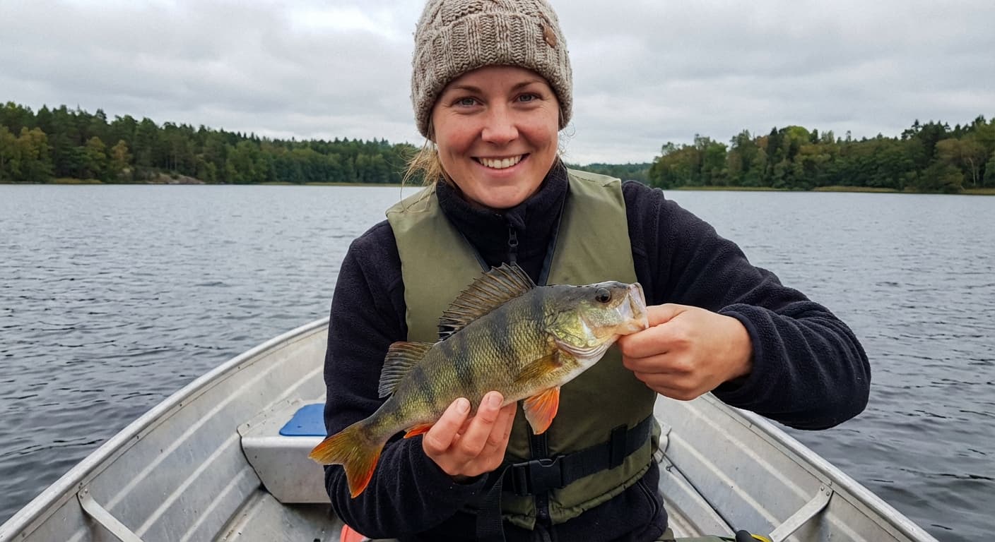 Verschiedene Barschköder – Gummifische, Wobbler und Spinner auf Holzuntergrund