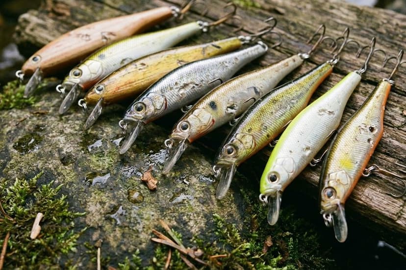 Angler beim Jerken mit Jerkbait auf Hecht im Flachwasser