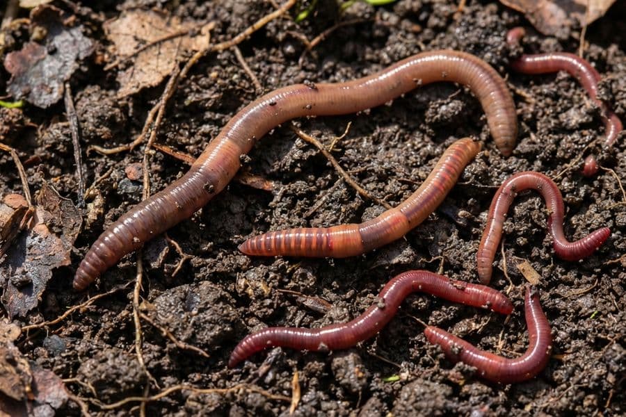 Vergleich von Tauwurm, Dendrobena und Mistwurm