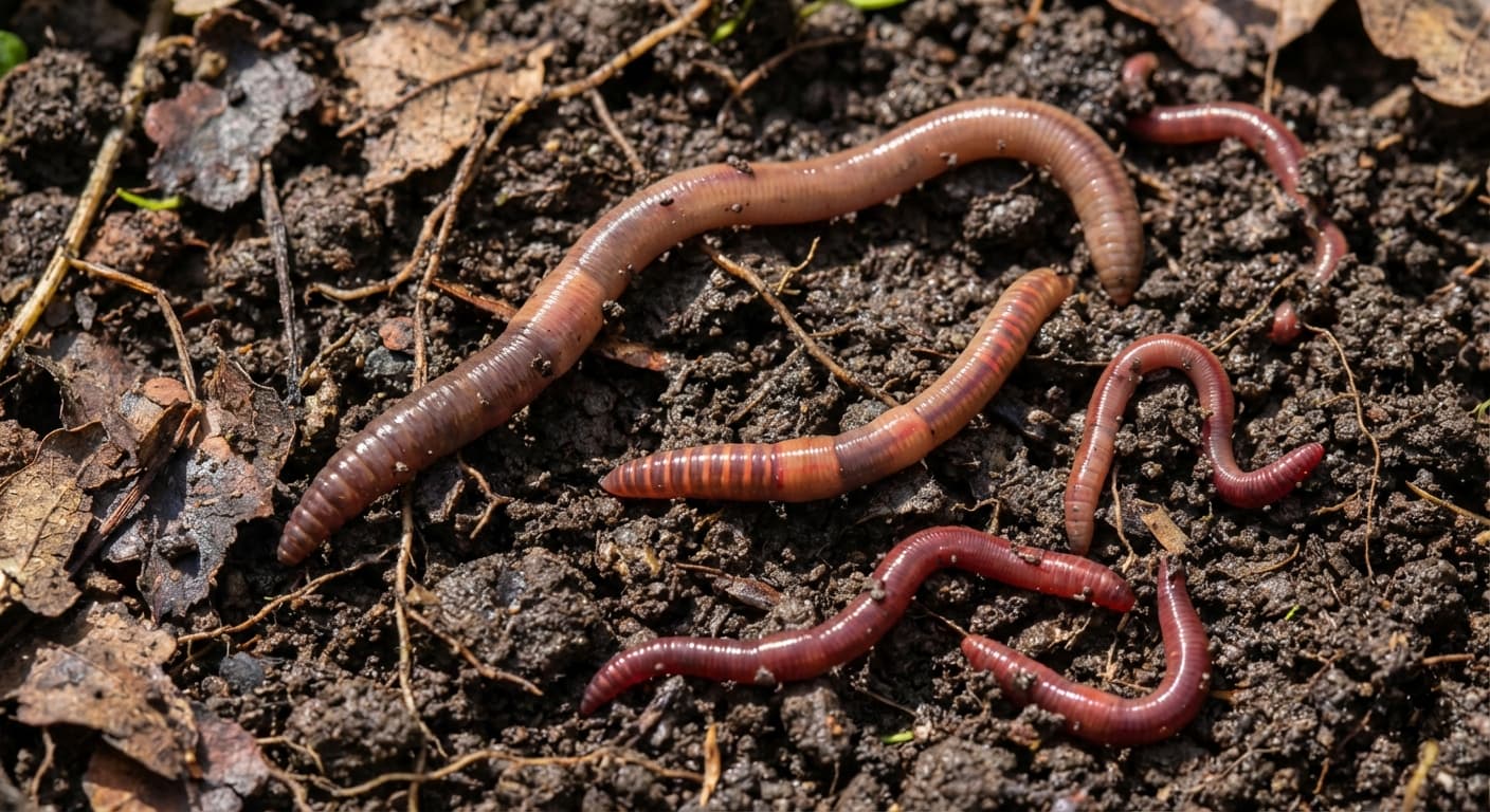 Vergleich von Tauwurm, Dendrobena und Mistwurm