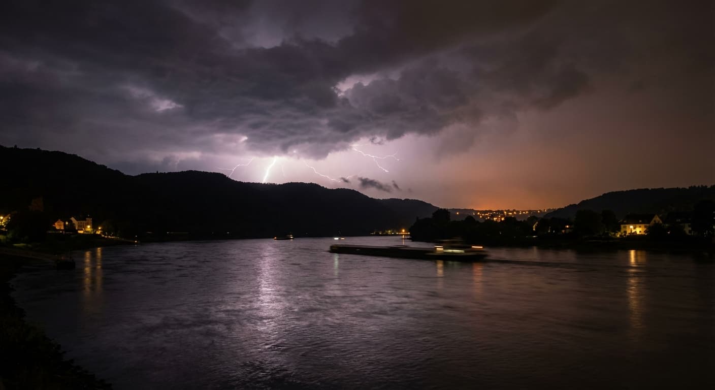 Aalangeln bei schwül-warmer Gewitternacht