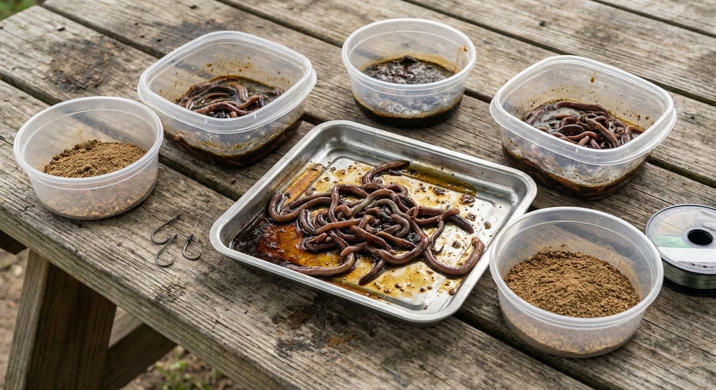 Lockstoffe für Wurmköder beim Aalangeln