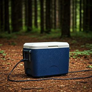 Kompressor Kühlbox im Wald