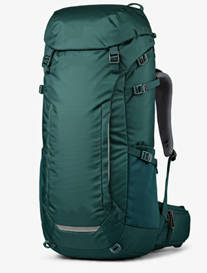 Ein gepackter Trekkingrucksack
