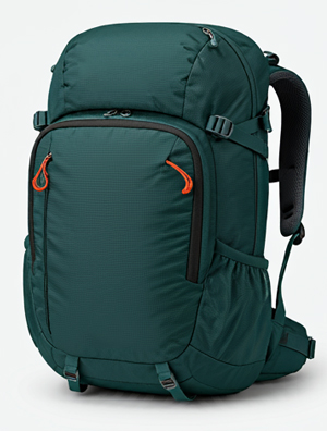 Ein gepackter Tourenrucksack